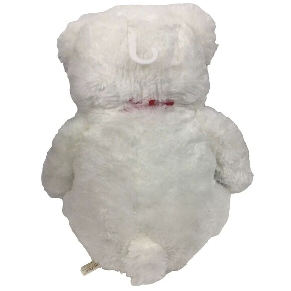 Dan Dee Collector's Choice White 18" Plush Bear Red Rose Flower Valentine's Day - Picture 3 of 10